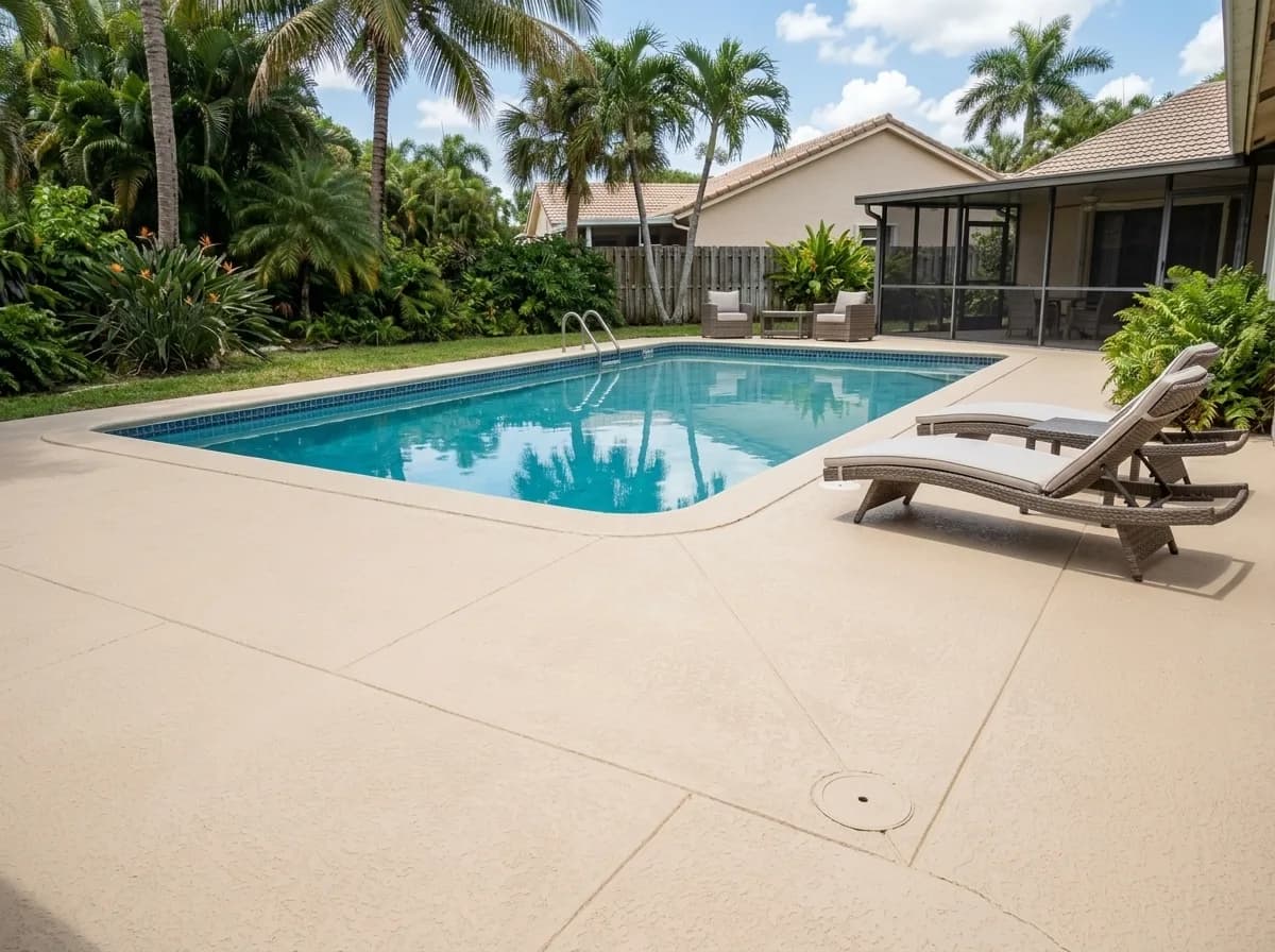 900 Sq Ft Resort-Style Pool Deck